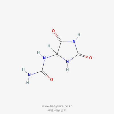 알란토인 화학구조 (PubChem CID 222)