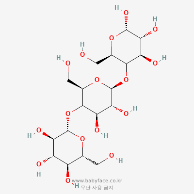 베타글루칸 화학구조 (PubChem CID 439262)