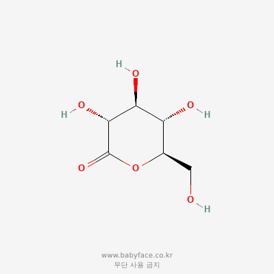 글루코노락톤 (PHA) 화학구조 (PubChem CID 7027)
