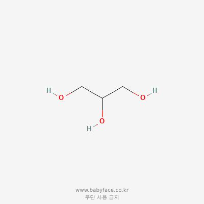 글리세린 화학구조 (PubChem CID 753)