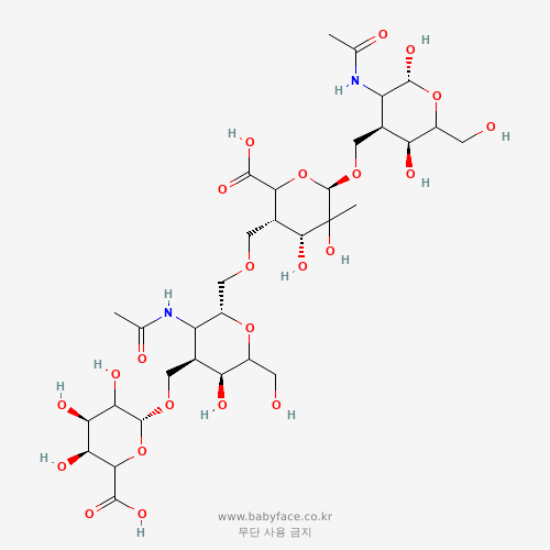 히알루론산 화학구조 (PubChem CID 24759)