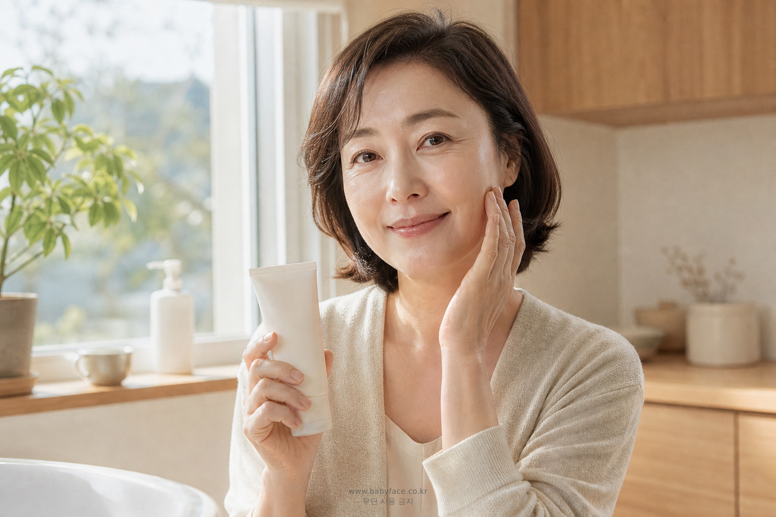 50대 여드름·트러블 일상 이미지