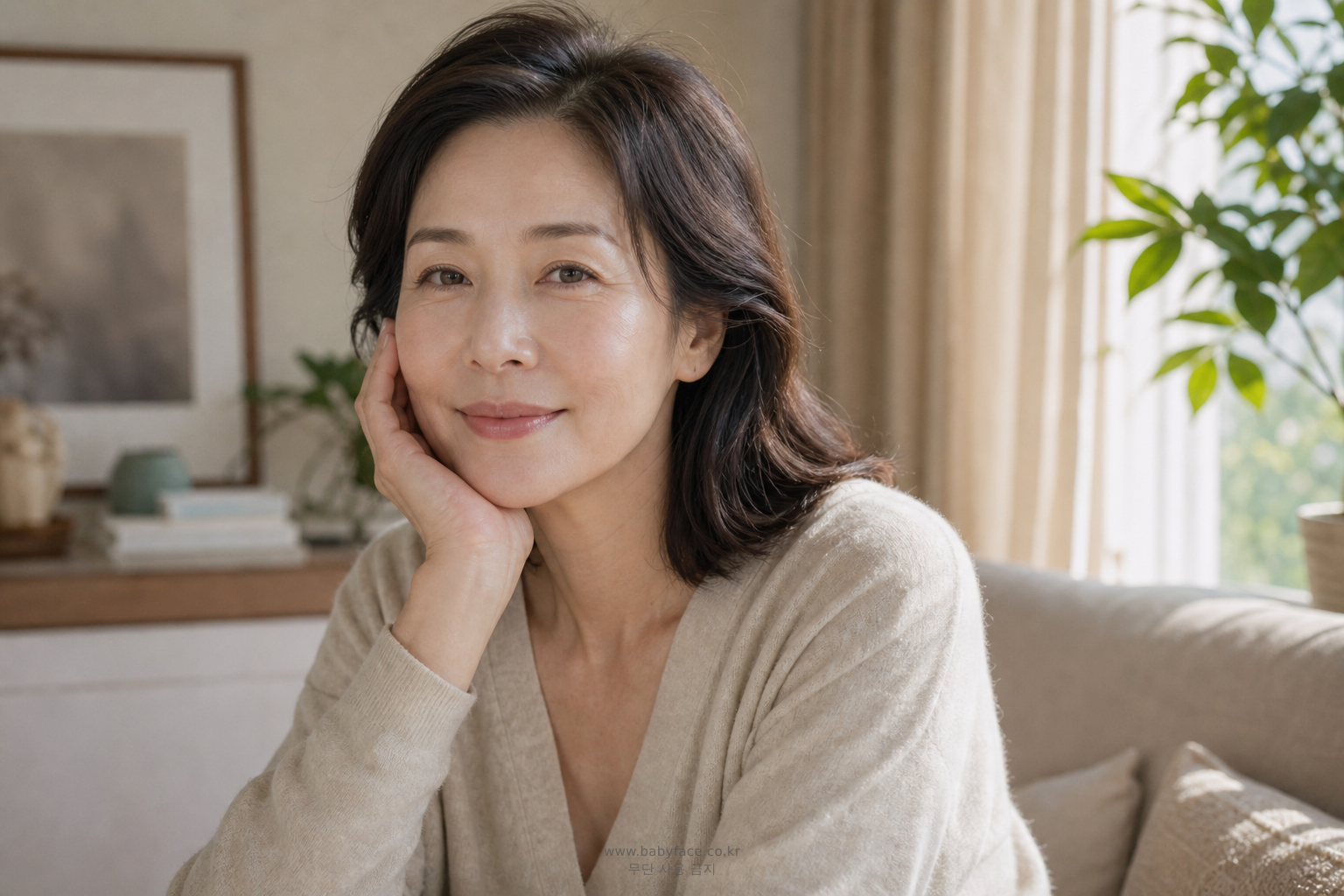 50대 동안·종합관리 일상 이미지