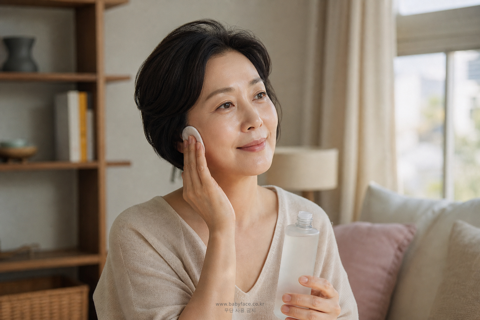 50대 건조·민감 일상 이미지