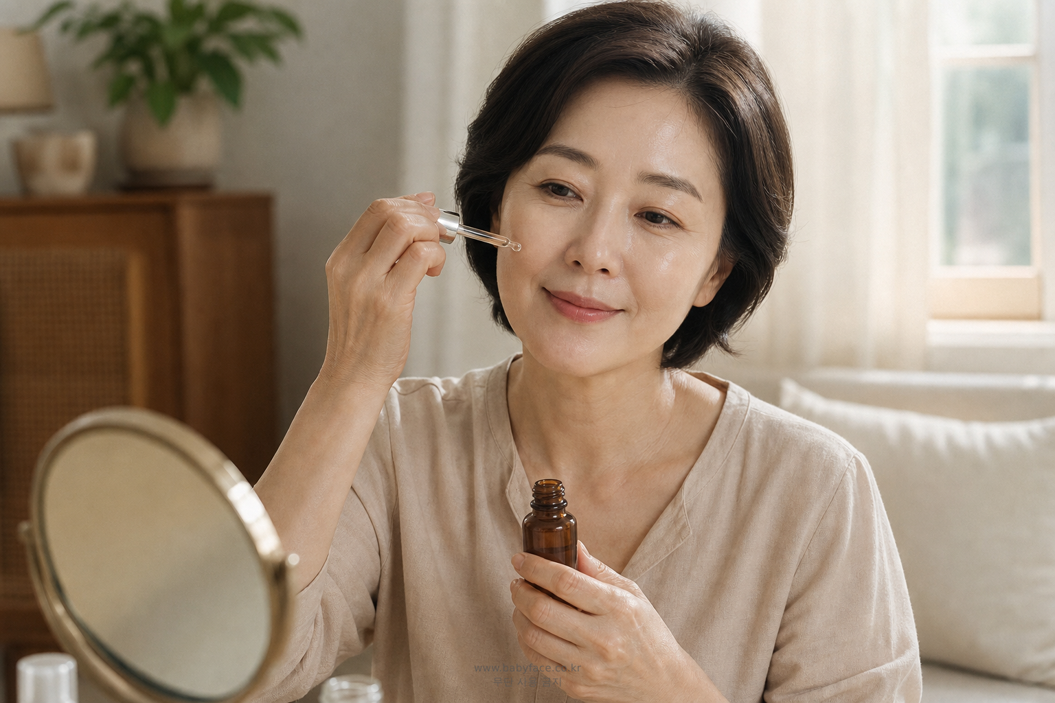 50대 피부톤·잡티 일상 이미지