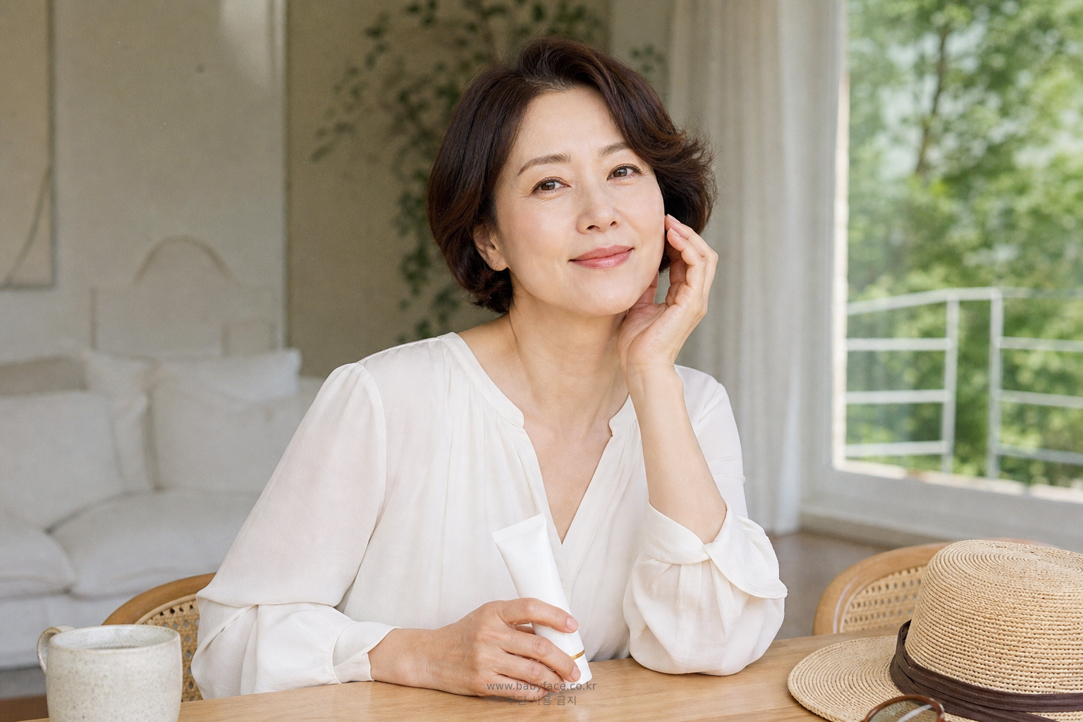 50대 자외선·환경 일상 이미지