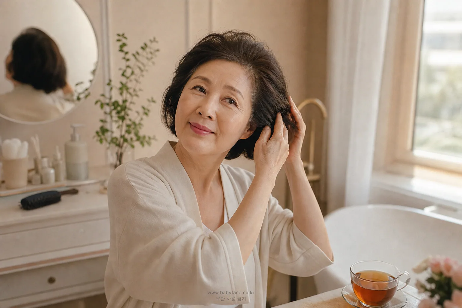 시니어 두피 가려움 자극 완화 토너 가이드 — babyface