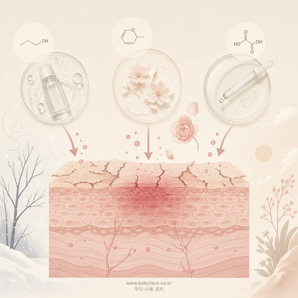 계절별 성분 회피 리스트 가이드 — babyface