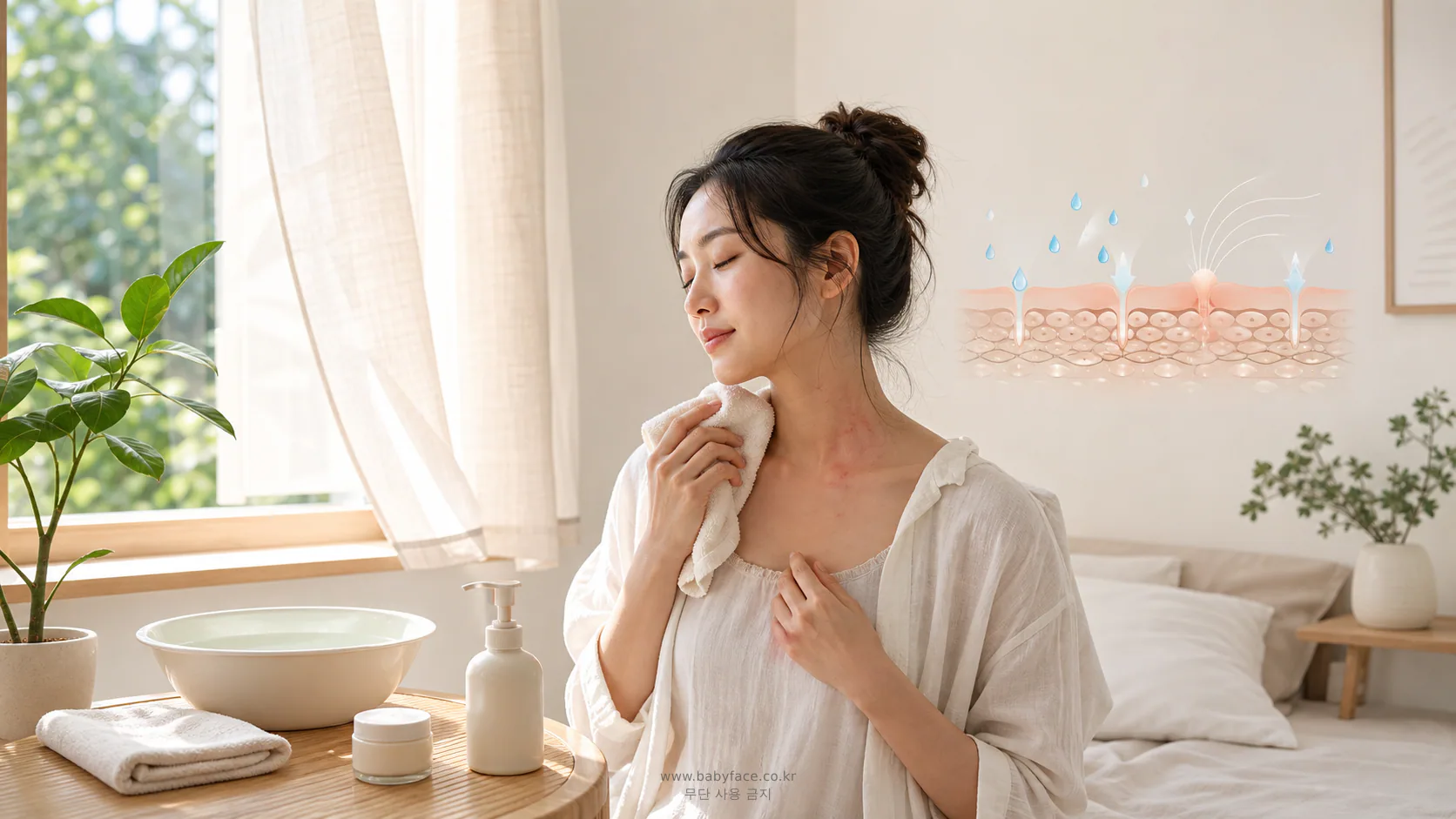 땀띠 원인과 관리: 여름철 반복되는 좁쌀 발진 다스리는 법